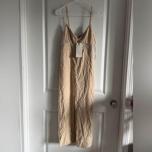 Zara Tan Midi Dress - Picture 12 of 16